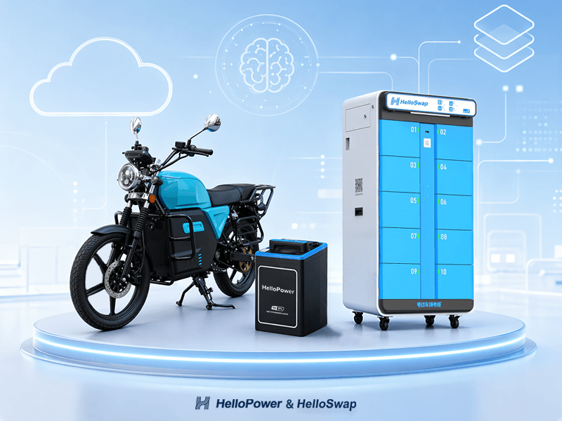 HelloSwap HelloSwap battery swapping for two wheelers
